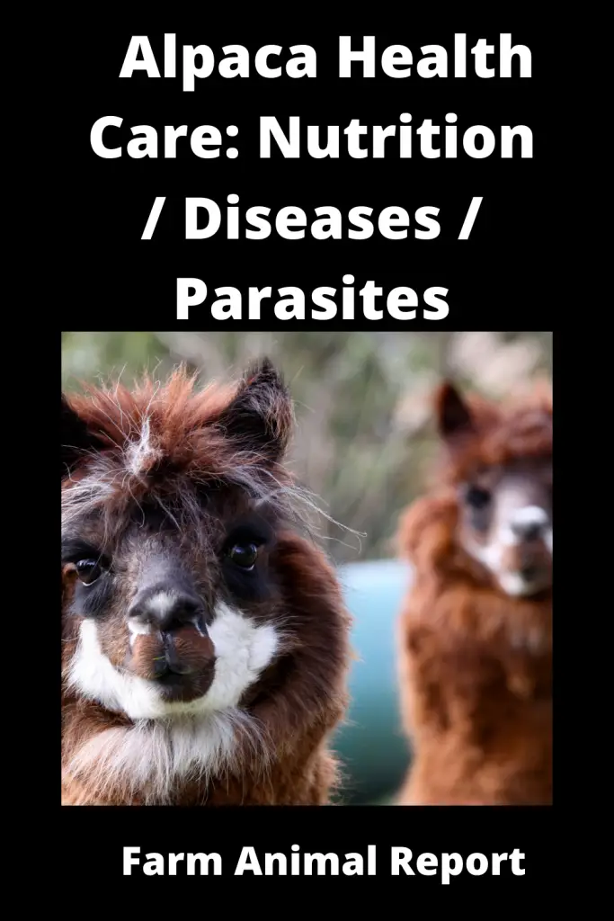 Alpaca Health Care: **Nutrition / Diseases / Parasites** 2