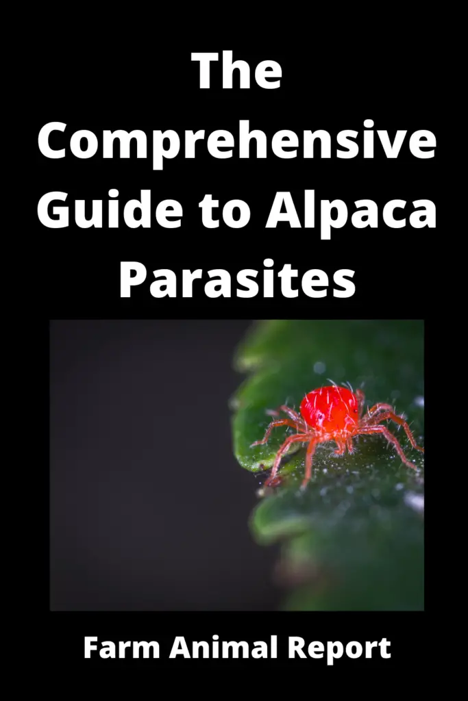 The Comprehensive Guide to Alpaca Parasites **WORMS** 1