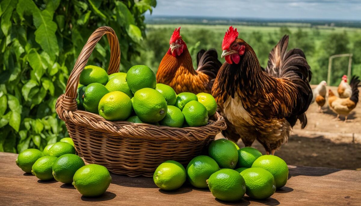 Feeding Limes to Chickens