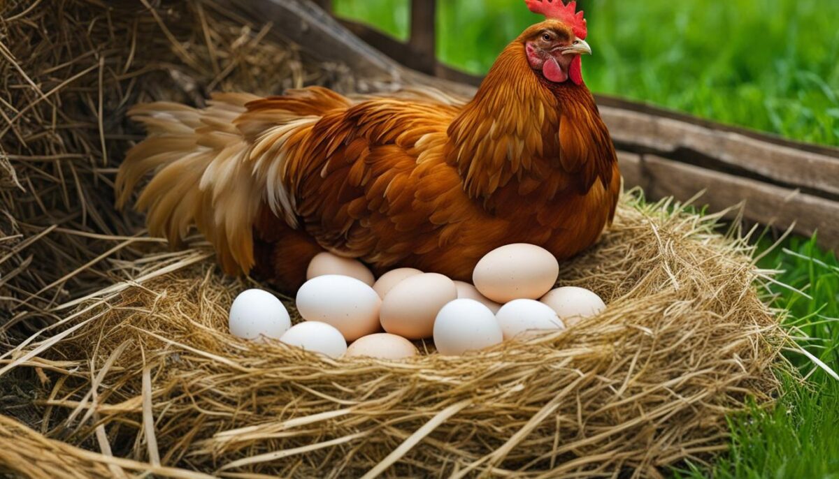 daily egg production from 100 chickens