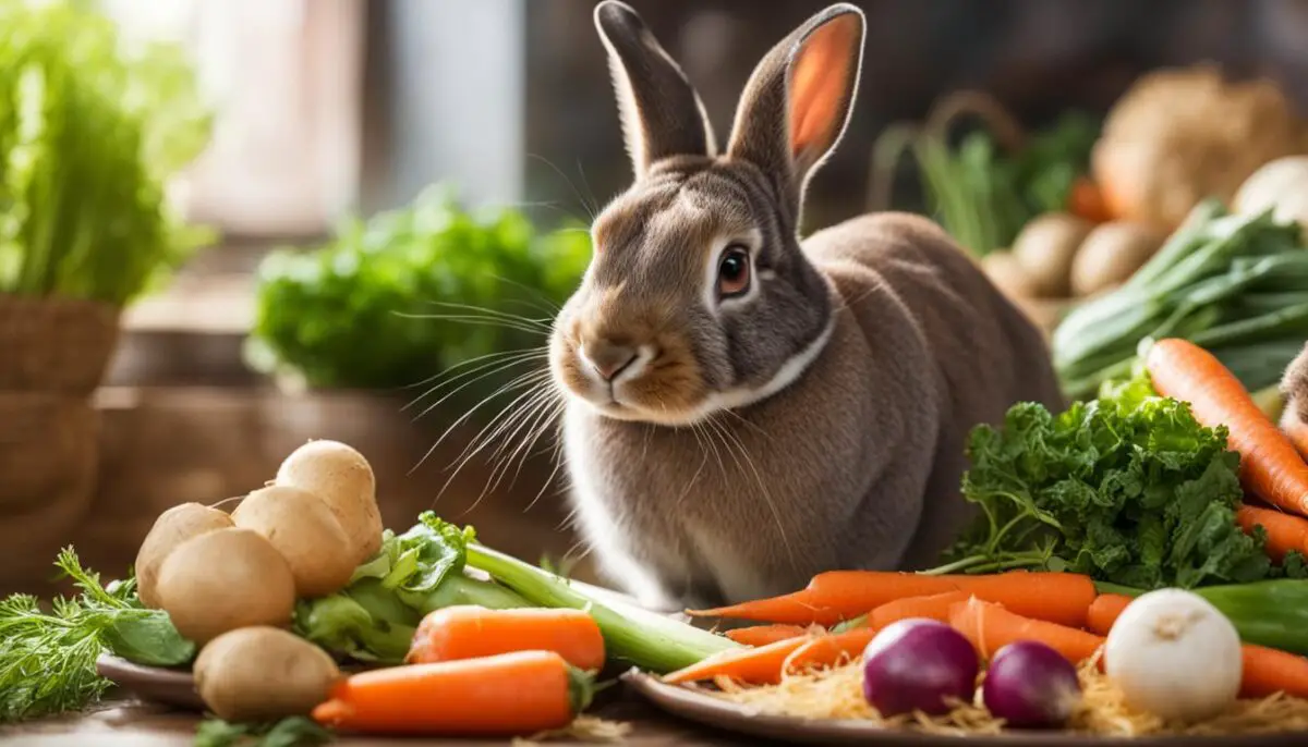 fiber plays a crucial role in a rabbit's digestive health