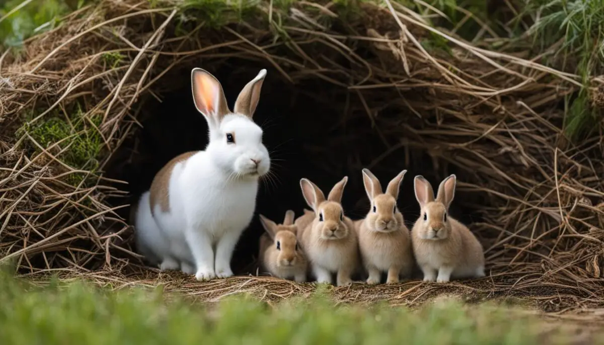 preventing rabbits from eating their babies