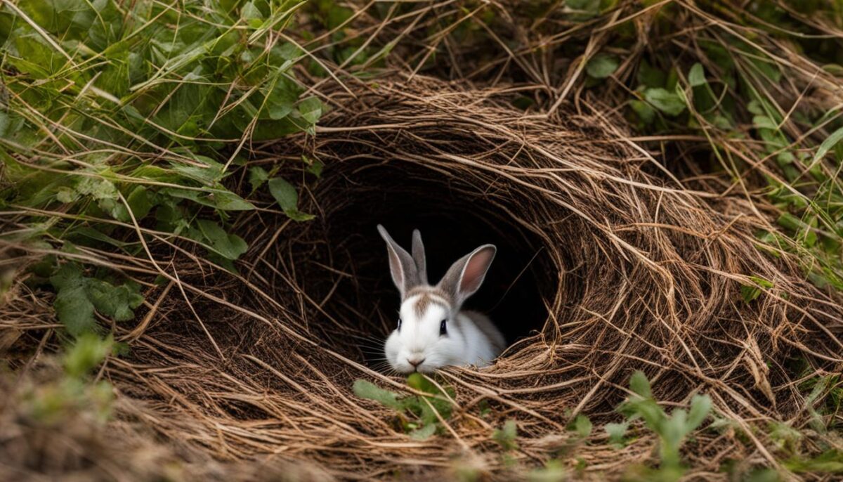 rabbit nest abandonment