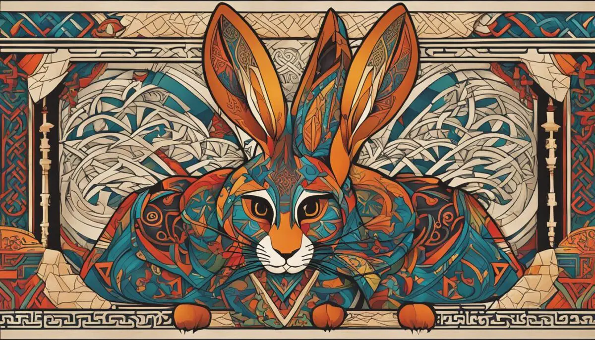 rabbit symbolism in art and design