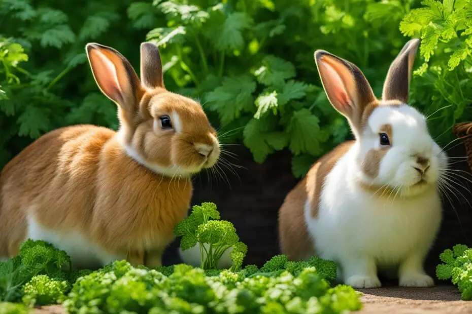 rabbits parsley