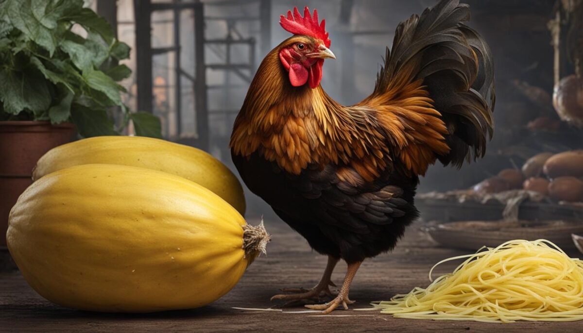 risks and precautions feeding spaghetti squash to chickens
