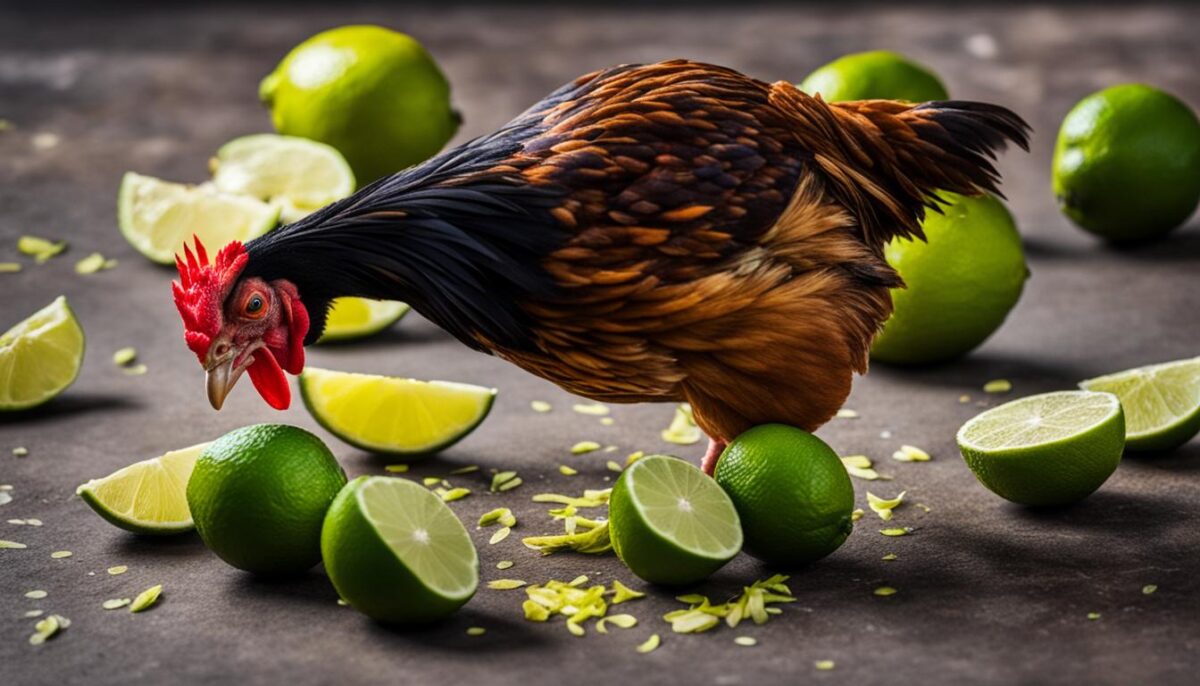 risks of feeding limes to chickens