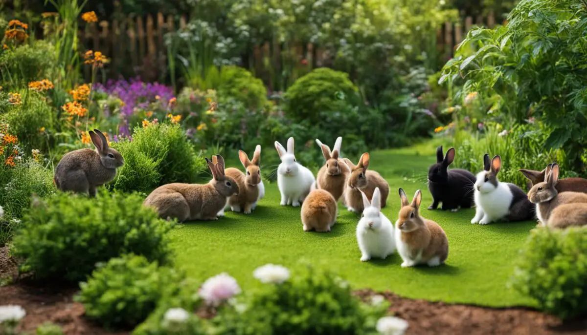 socializing rabbits and other species