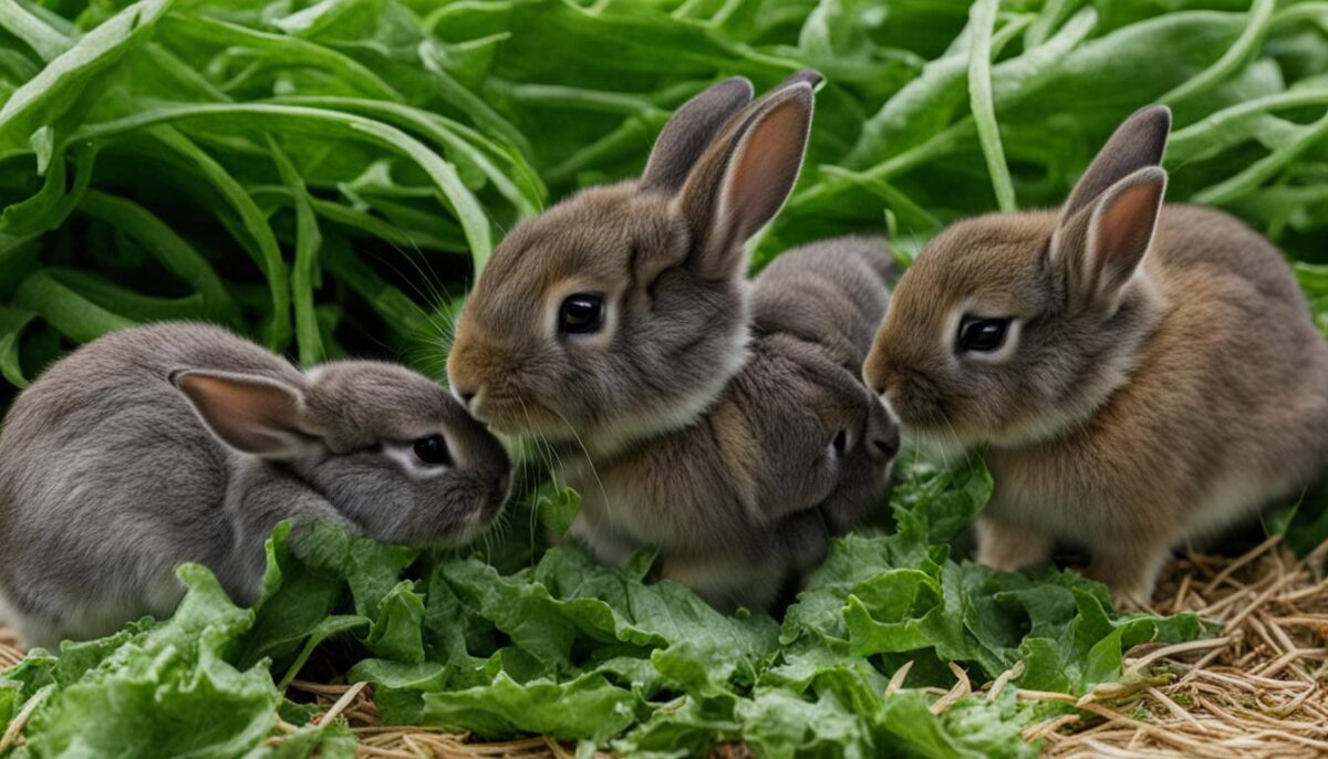 weaning baby rabbits