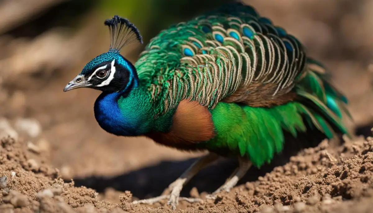 Male Baby Peacock