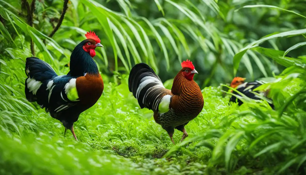 The Roaming Habits of Wild Jungle Fowl