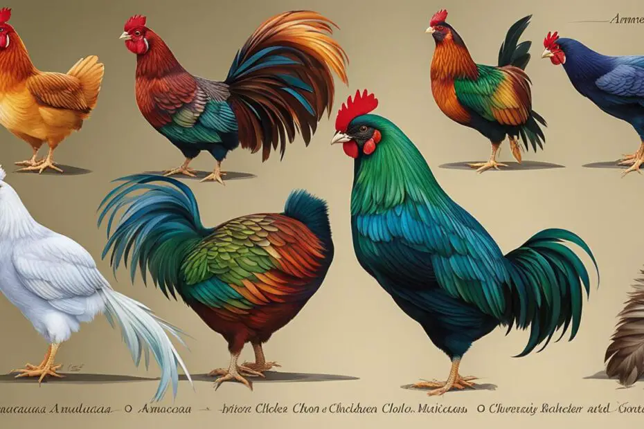 ameraucana chicken color chart