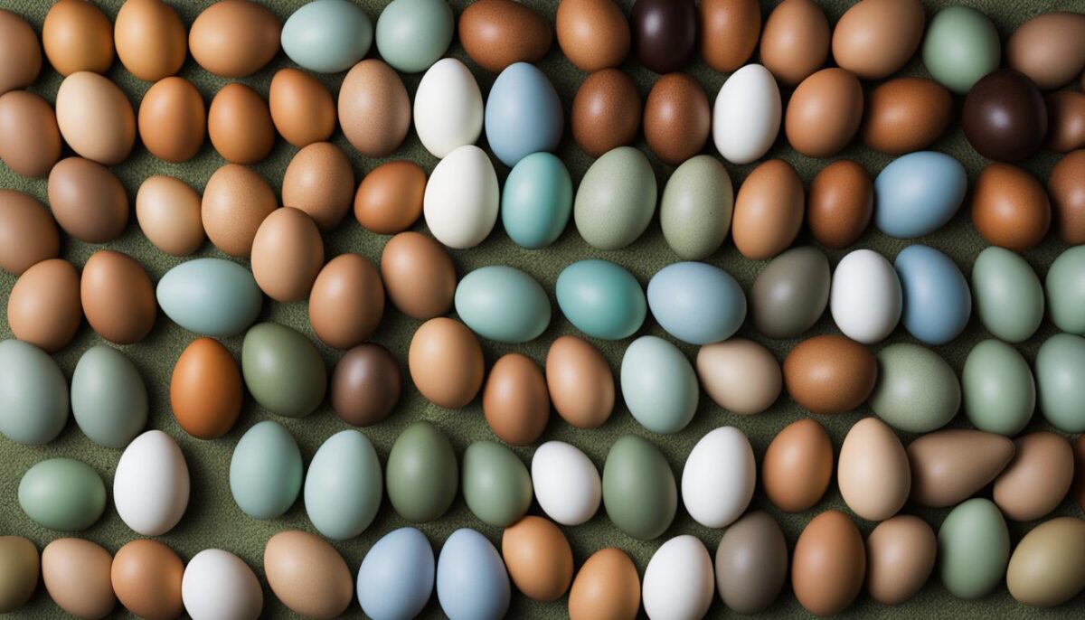 ameraucana chicken egg colors