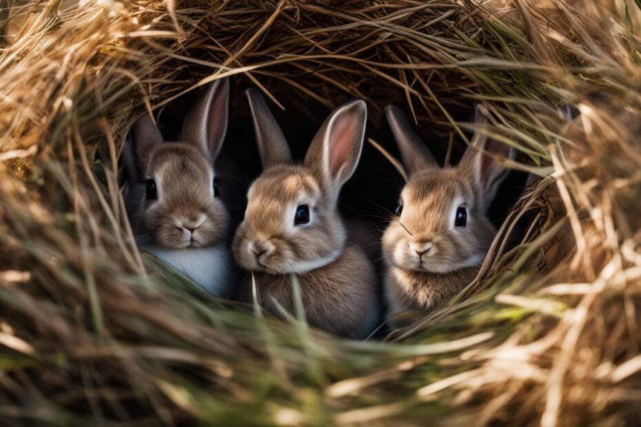 are rabbits born blind