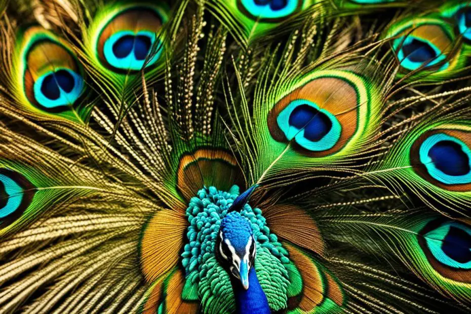 baby male peacock