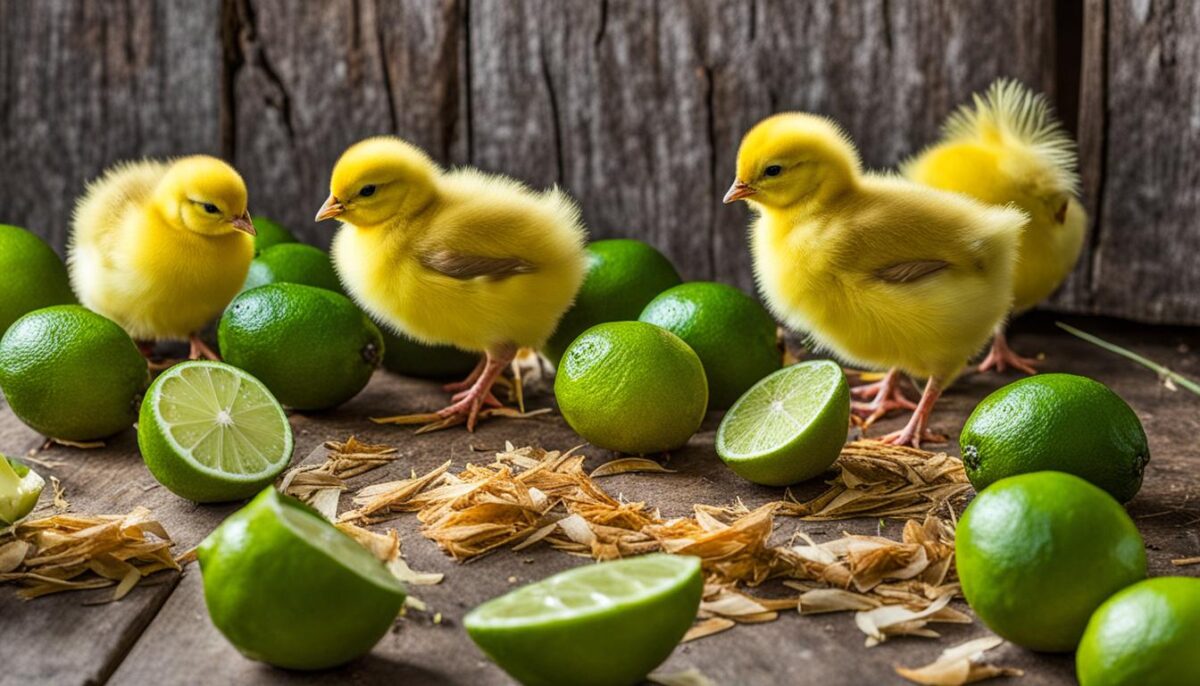 can chickens eat lime peels