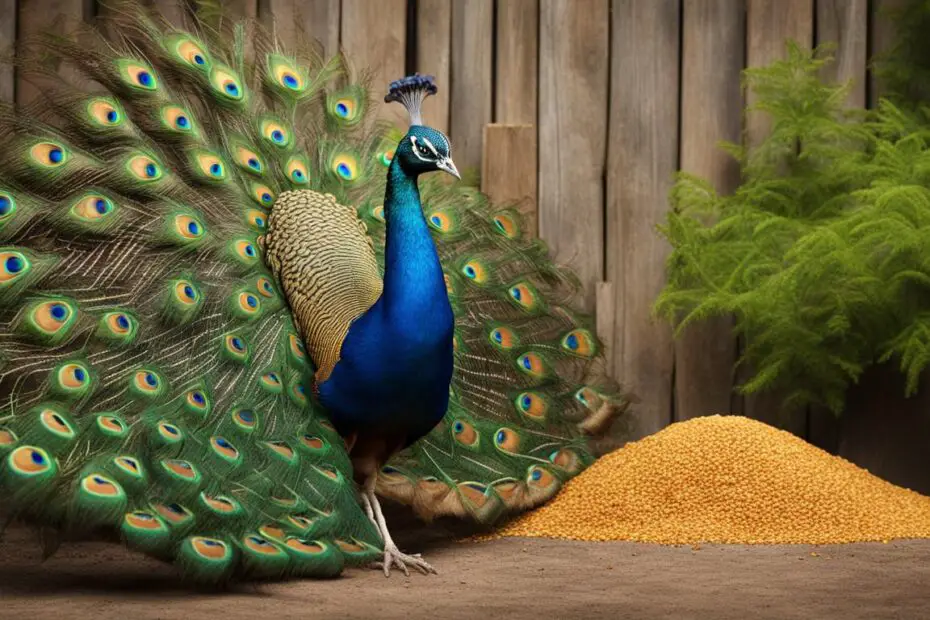can peacocks eat chicken feed