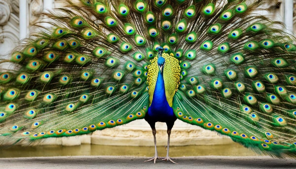 color development in peacocks