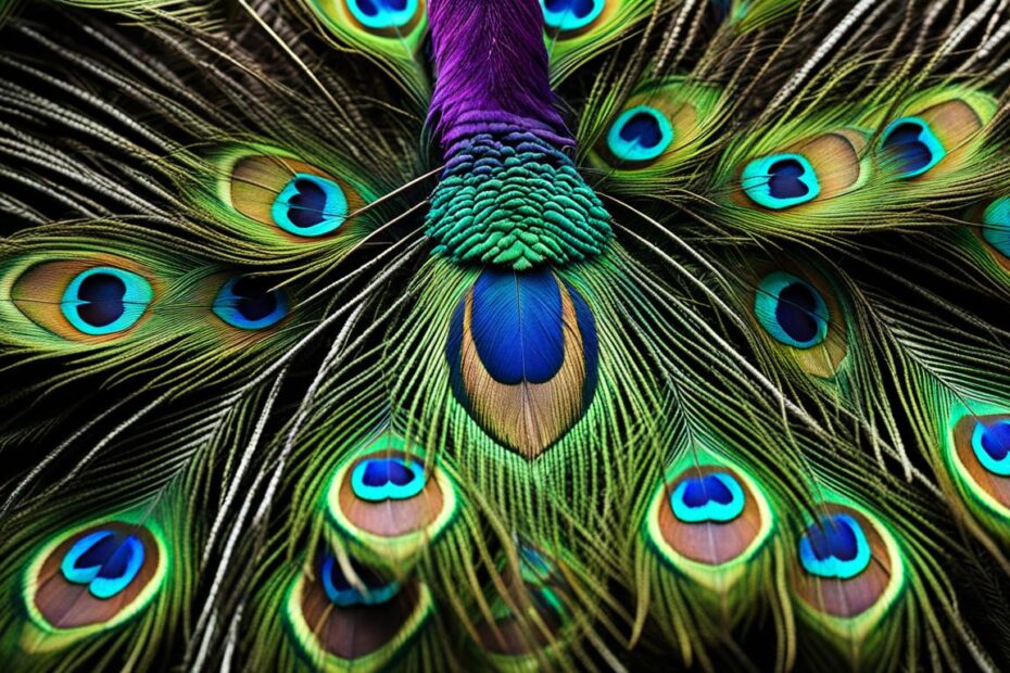 colors of peacocks