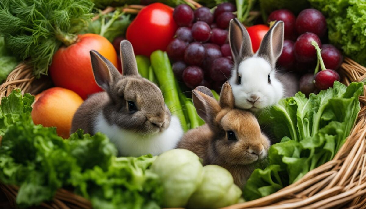 diet for baby rabbits