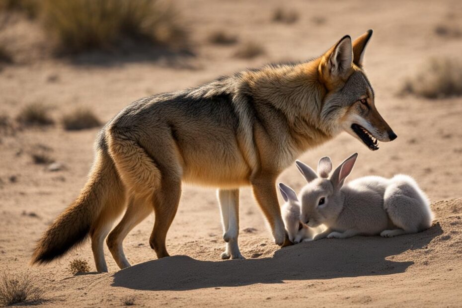 do coyotes eat rabbits