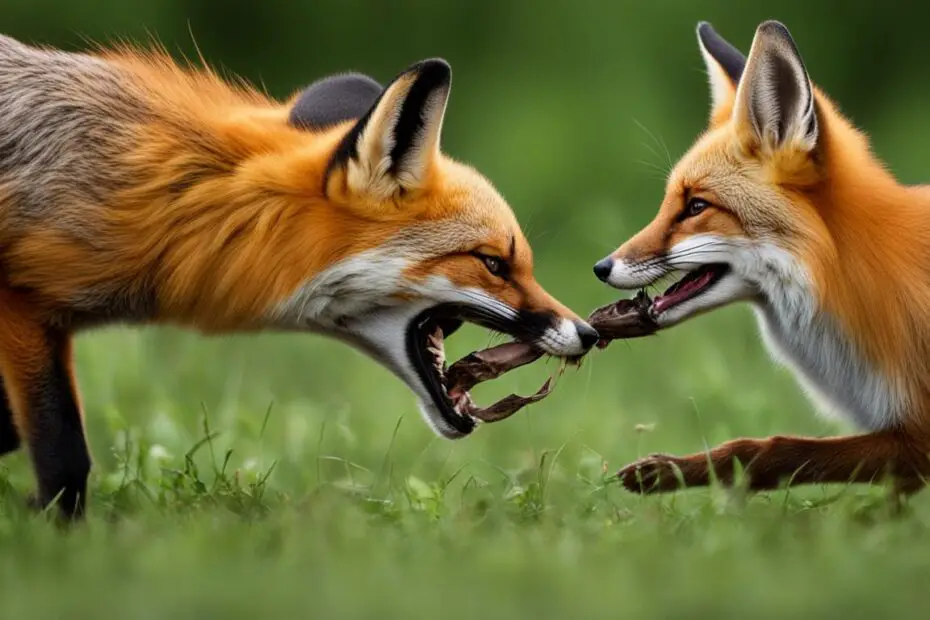 do foxes bite heads off rabbits