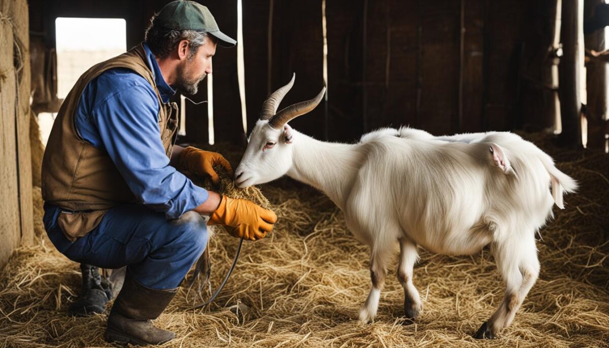 emergency goat bloat treatment