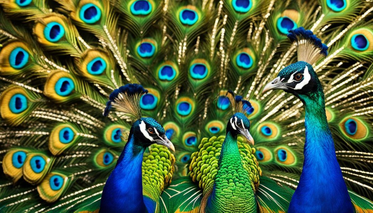 establishing-scent-boundaries-with-peacocks