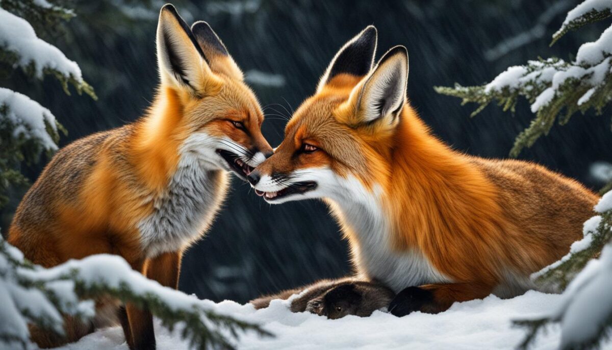 fox biting behavior