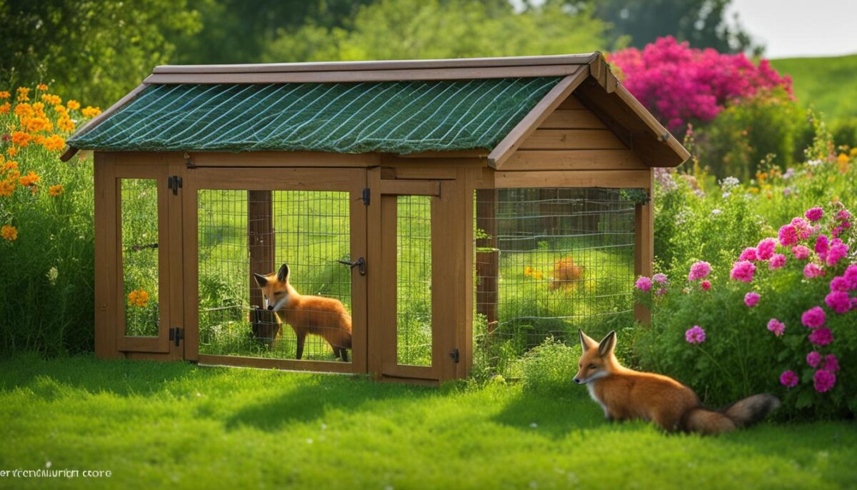 fox proof enclosure