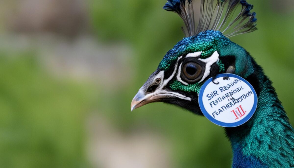 funny baby peacock names