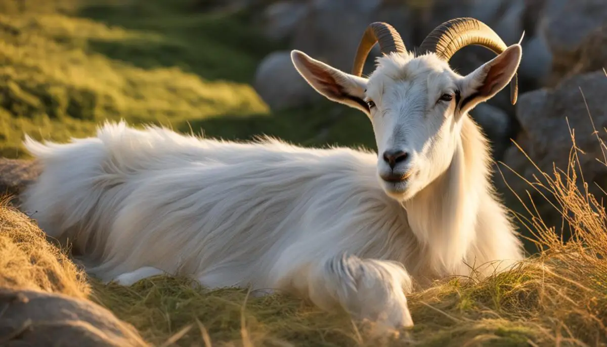 goat died with eyes unclosed