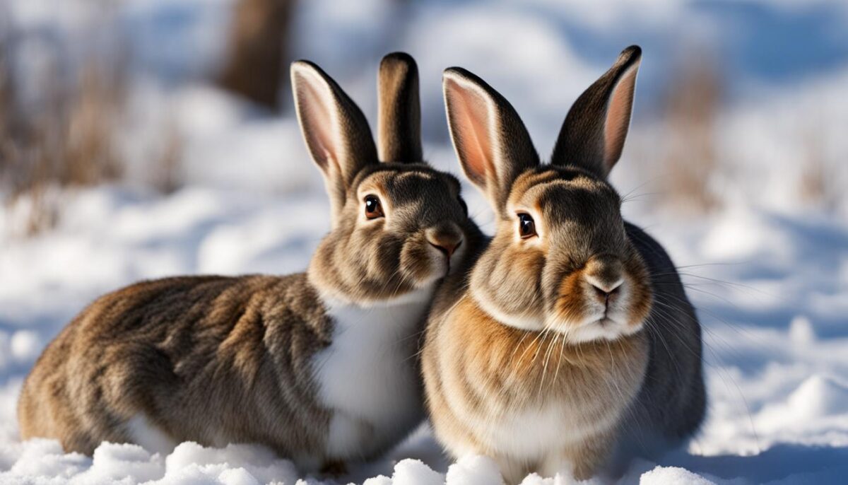 hot and cold weather rabbits