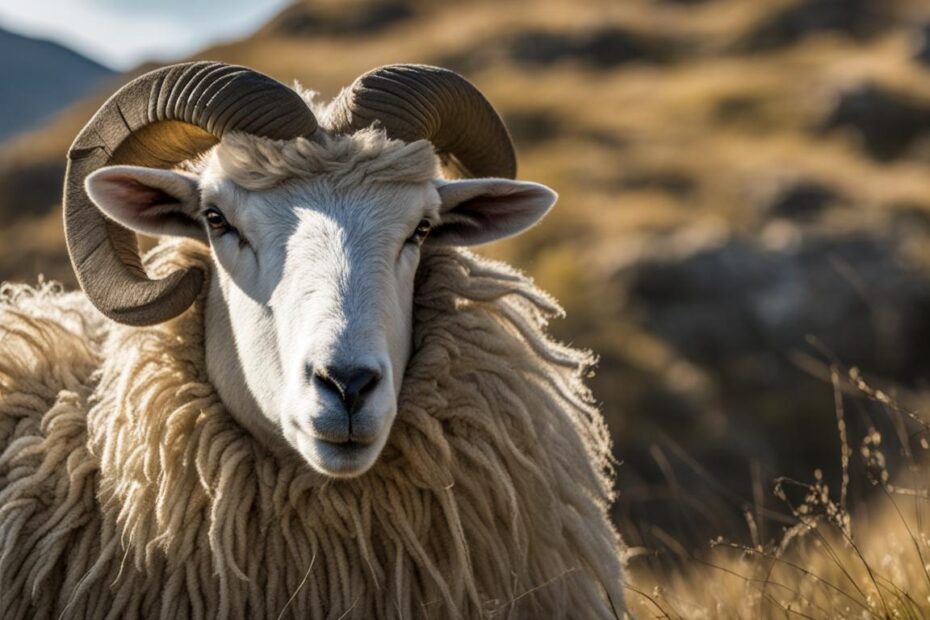 how do wild sheep lose their wool