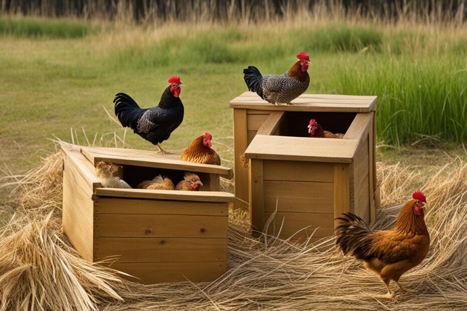 how many nesting boxes for 6 chickens
