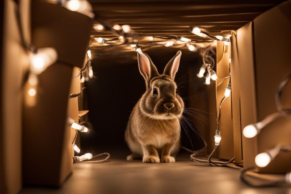 how to keep your rabbit entertained at night