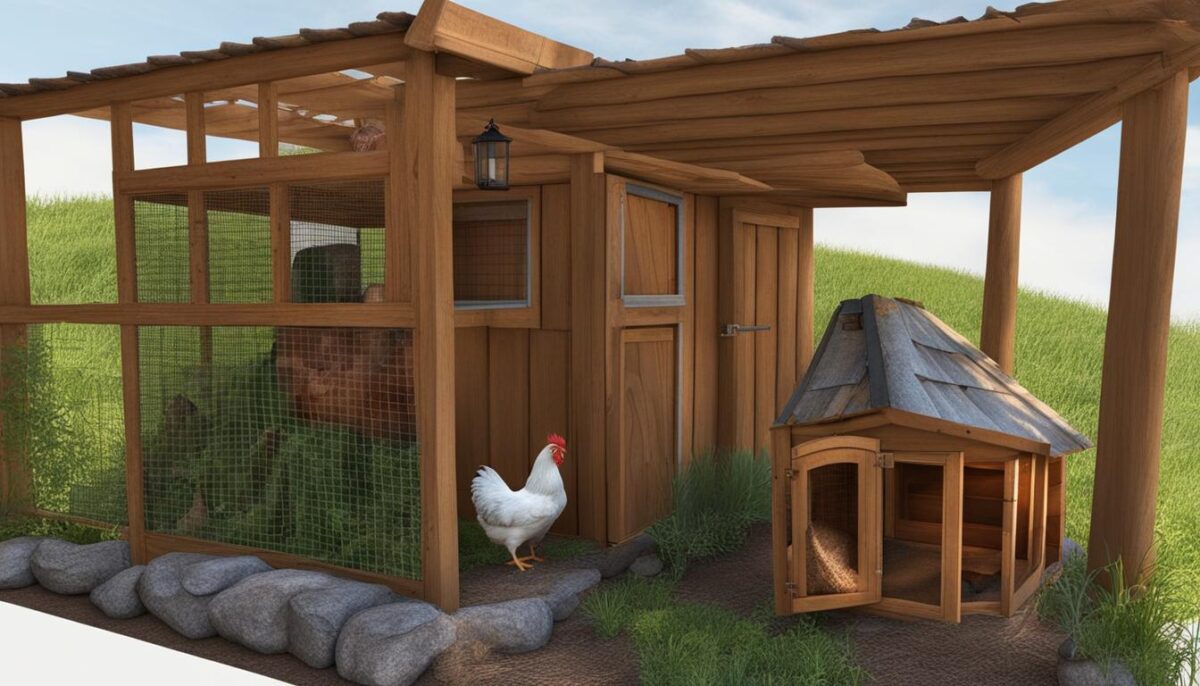 indoor pet chicken accommodations