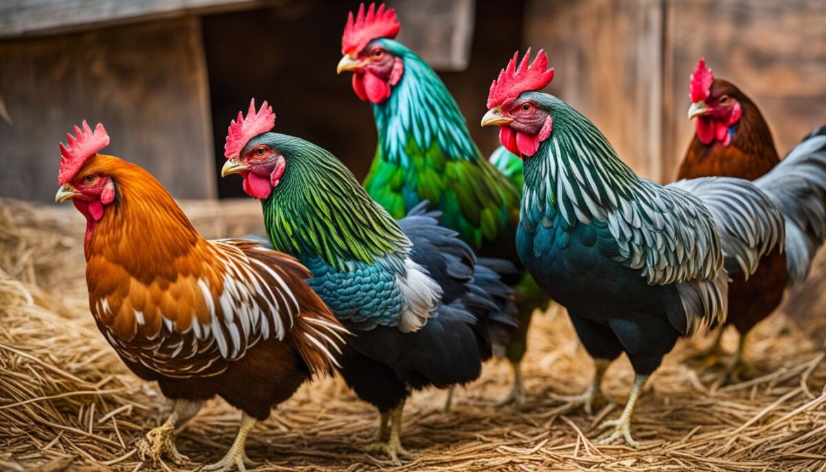 integrating rainbow chicken breeds