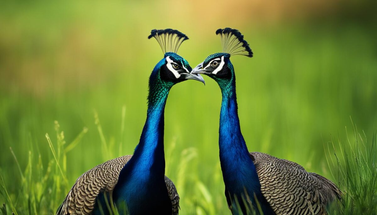 juvenile peacocks