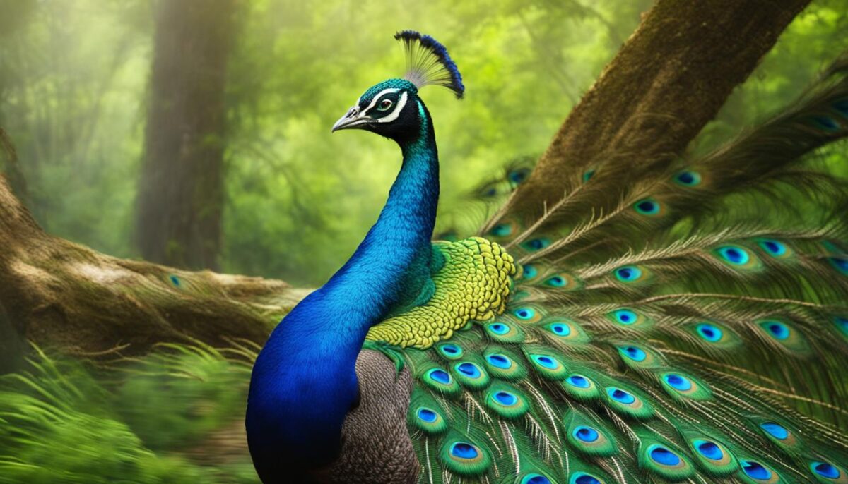 peacock connection to nature and wildlife
