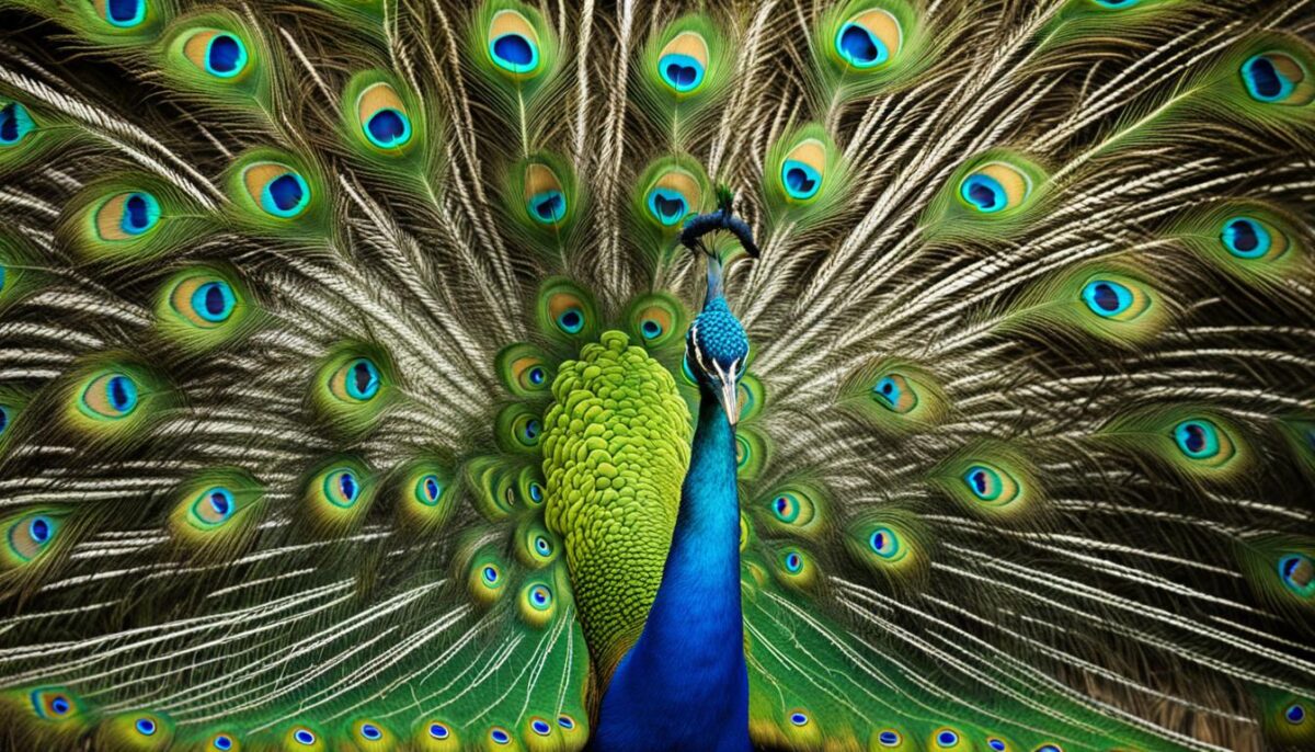 peacock courtship displays