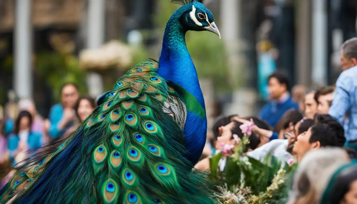 peacock feathers in fashion
