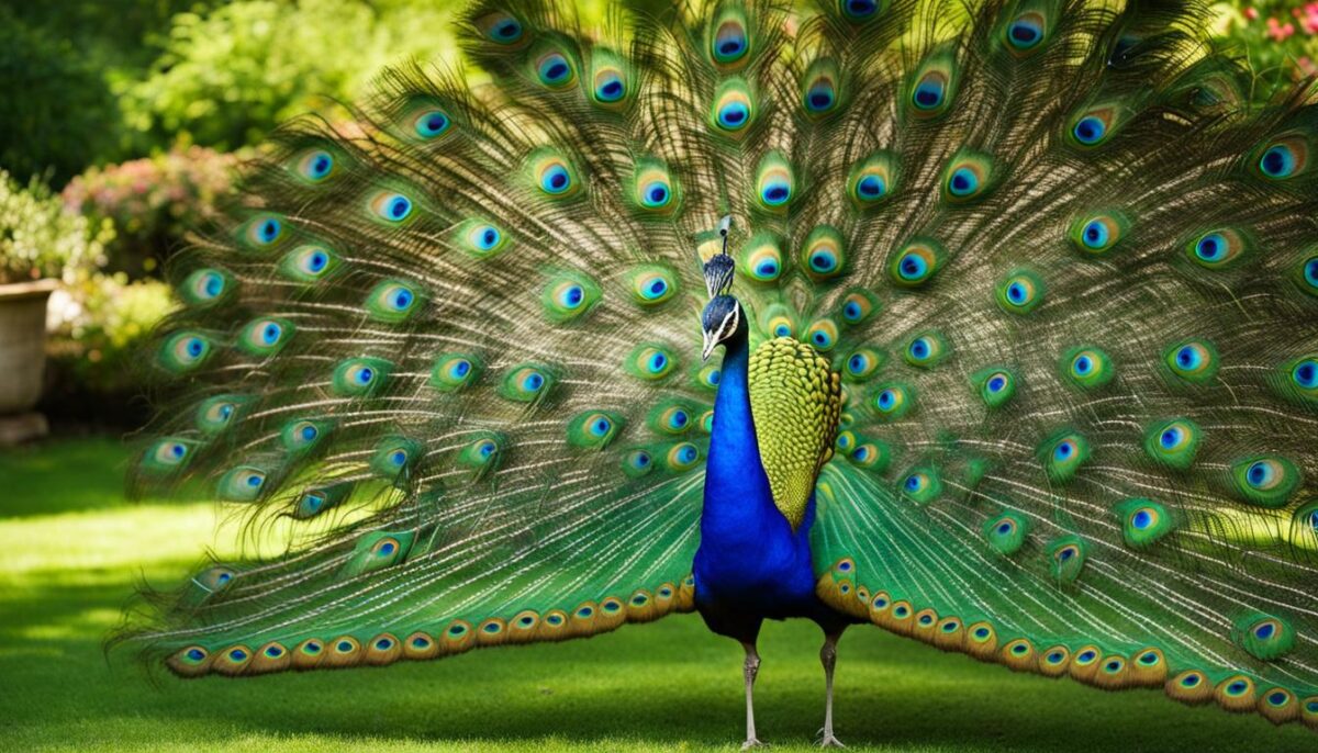 peacock love behavior