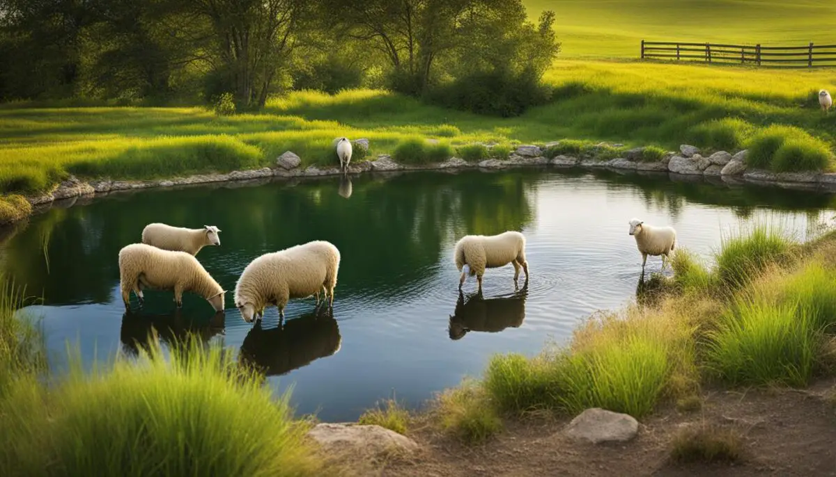 safety of ponds and stock tanks for sheep