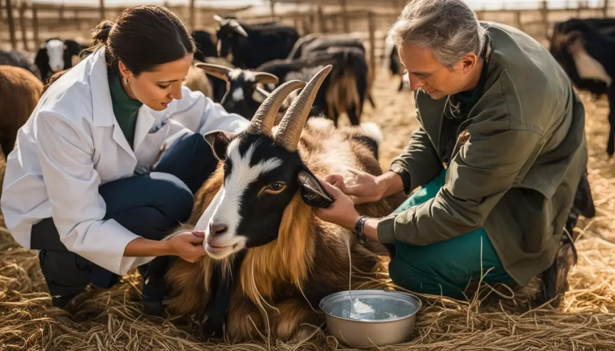 treating bloat in goats