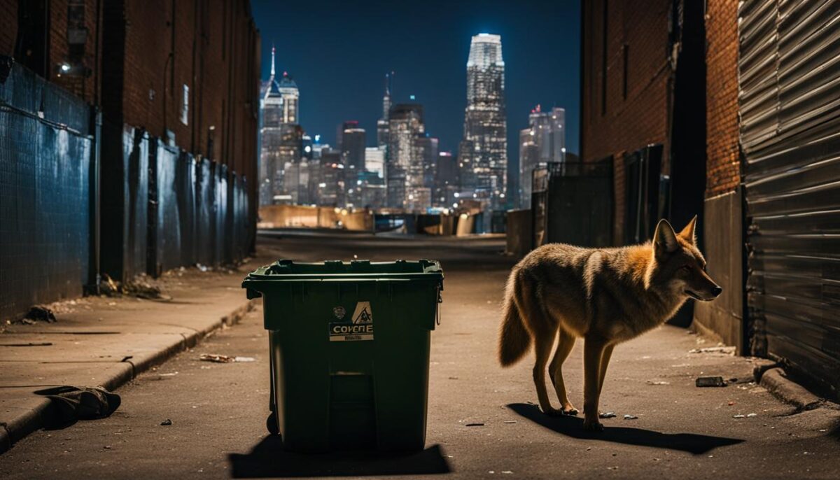 urban coyote behavior