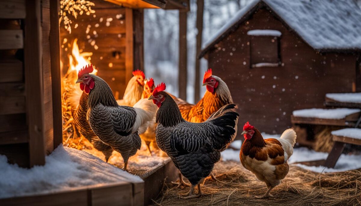 winter chicken care