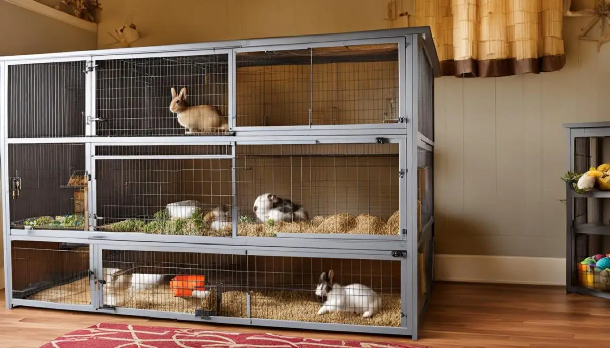 rabbit cage material