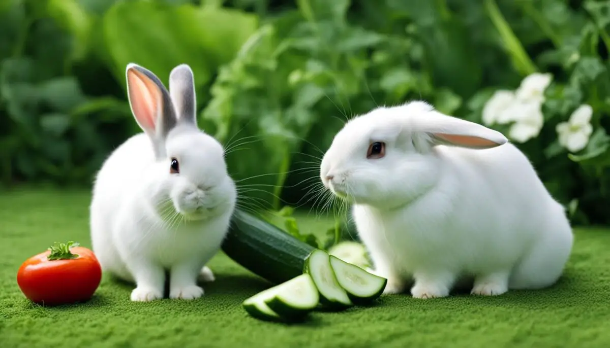 safe feeding of cucumbers to rabbits