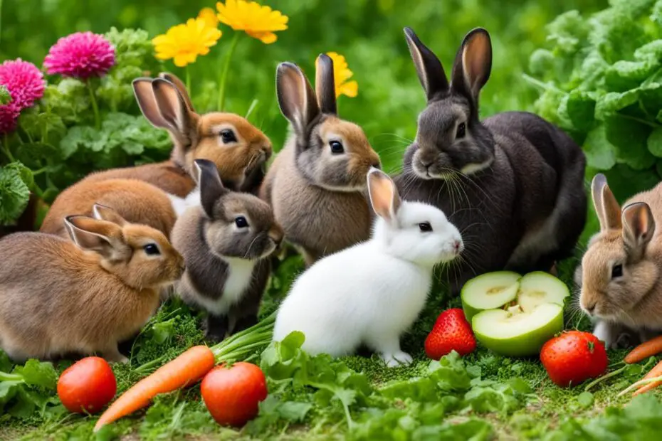 what to feed wild rabbits